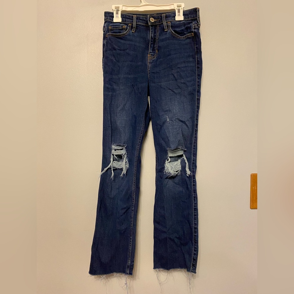 Hollister Dark Wash Slim Straight Jeans